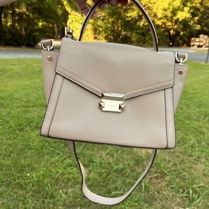 Michael kors medium Whitney leather satchel